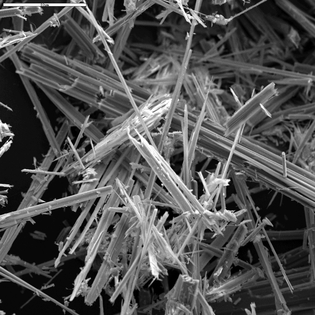 microscopic asbestos fibres that cause mesothelioma