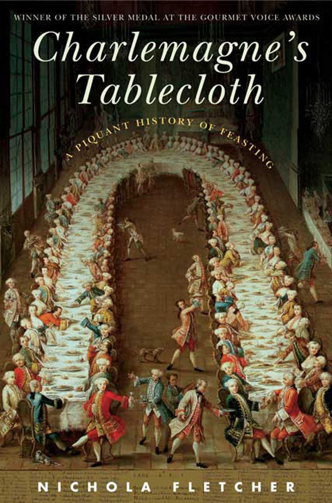 front cover of a book about Charlemagne's asbestos tablecloth