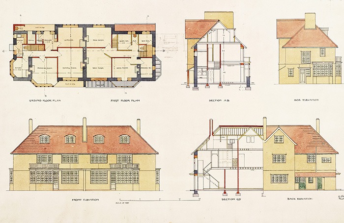Ethel Charles' design for houses