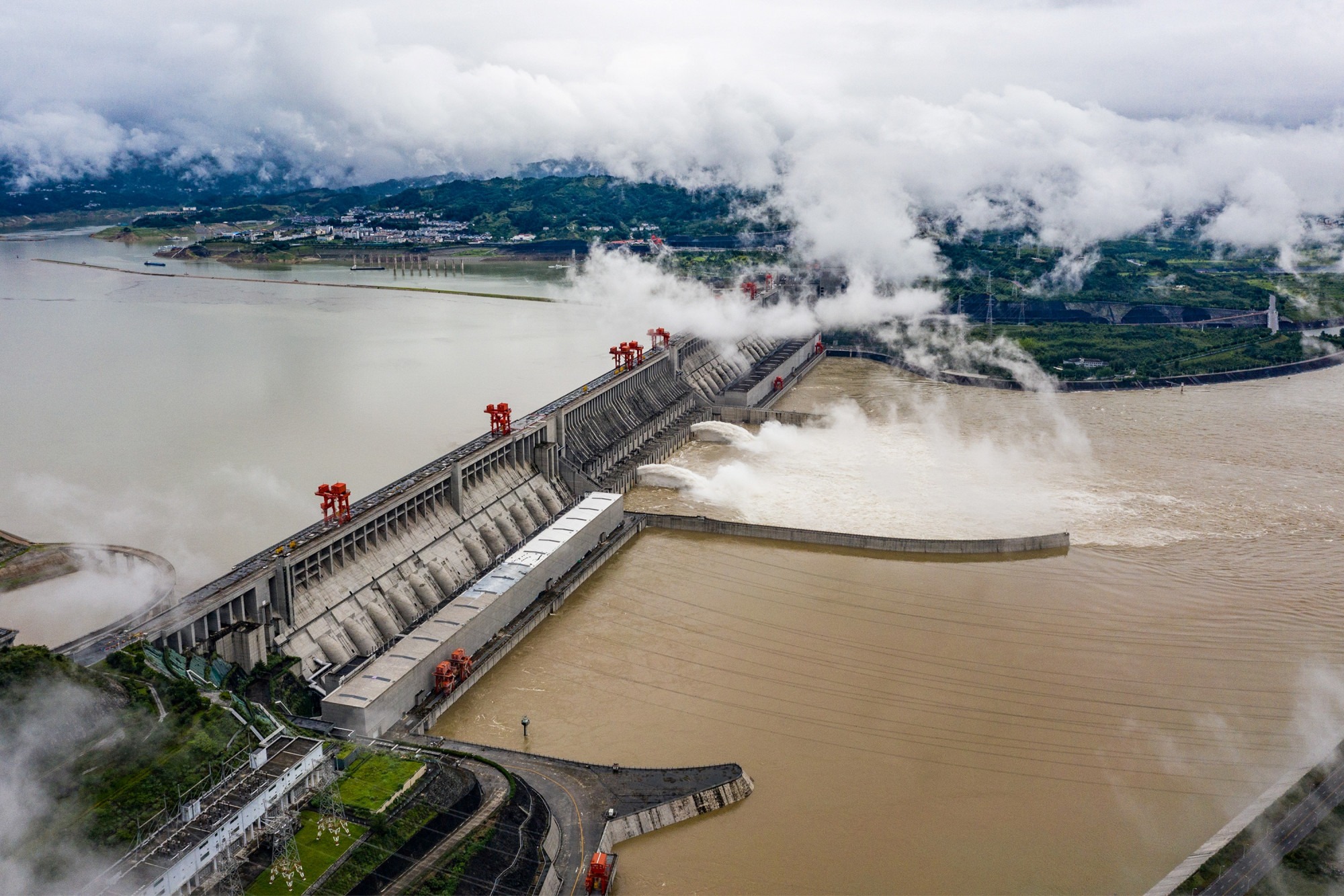 Three Gorges Dam hydropower plant in China