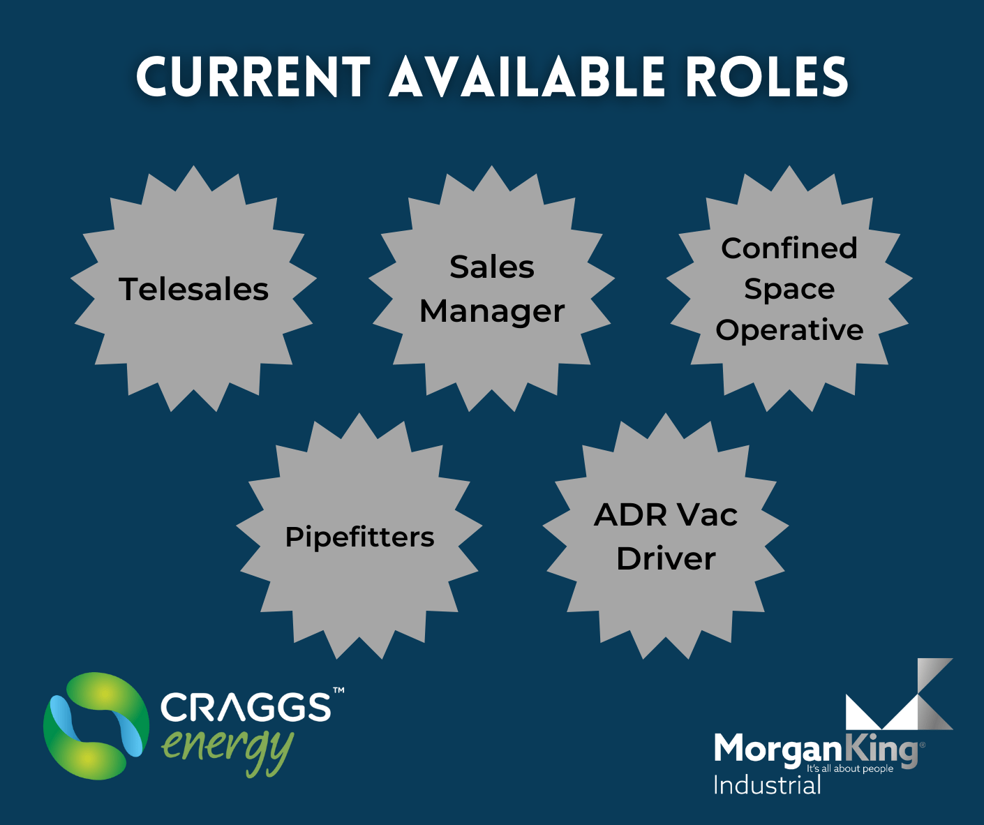 roles at craggs energy
