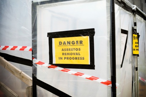 asbestos removal site